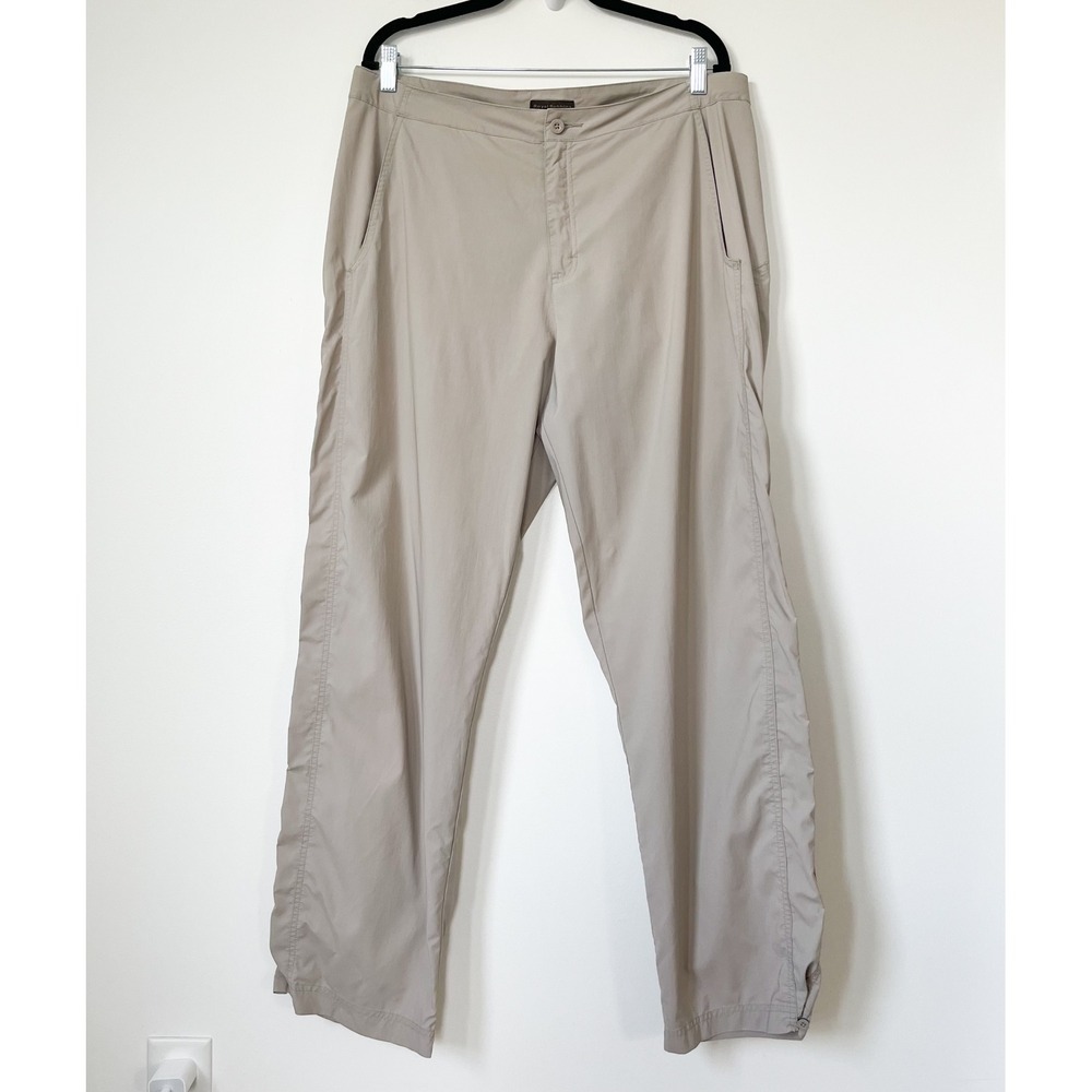 Royal Robbins Outdoor Nylon Pants Beige Womens 16 Hiking Camping